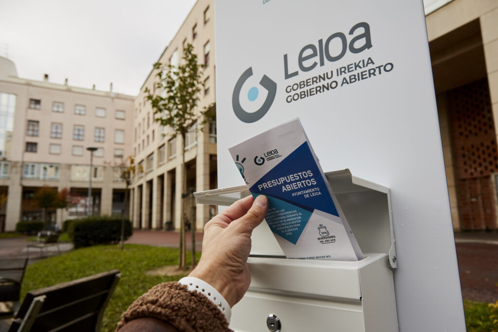 Buzón de presupuestos abiertos en Leioa