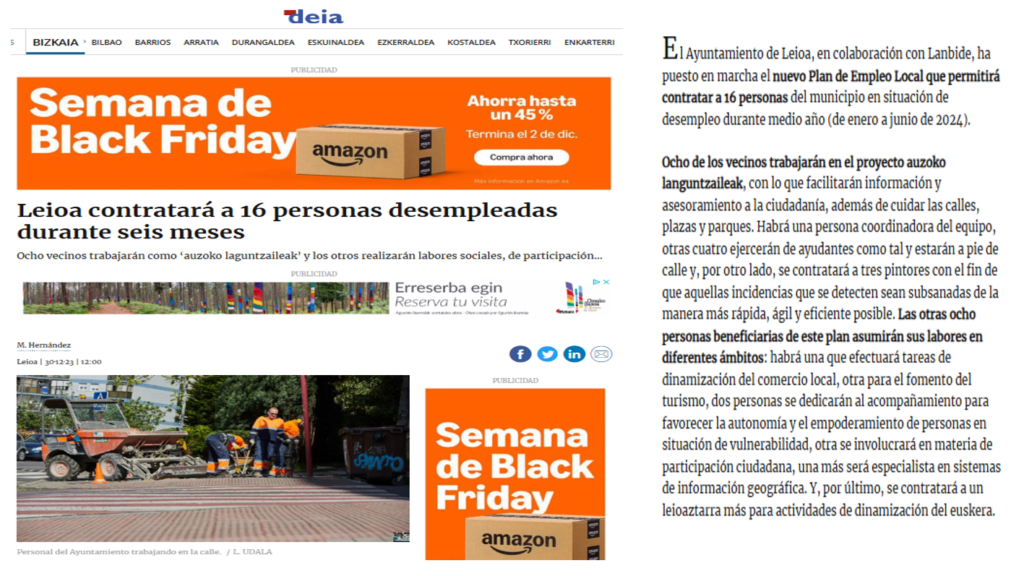 Plan de Empleo 2024 Deia 20231230