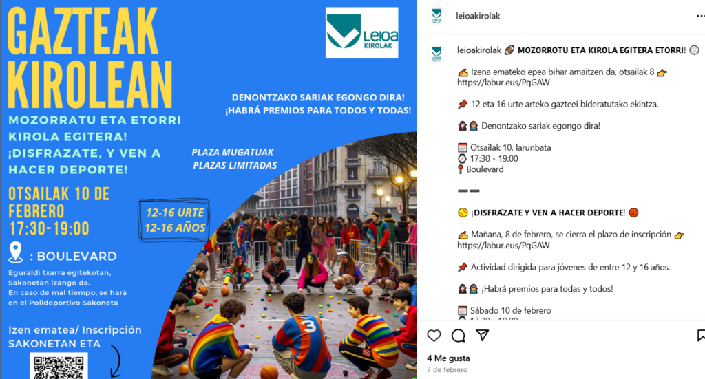 Gazteak Kiroletan 20240210