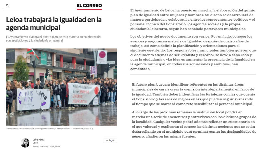 Plan V Igualdad 20240307 El Correo